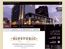 Tablet Screenshot of hotelblackhawk.com